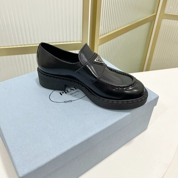 Prada Chocolate Loafers in black - Picture 7 of 8